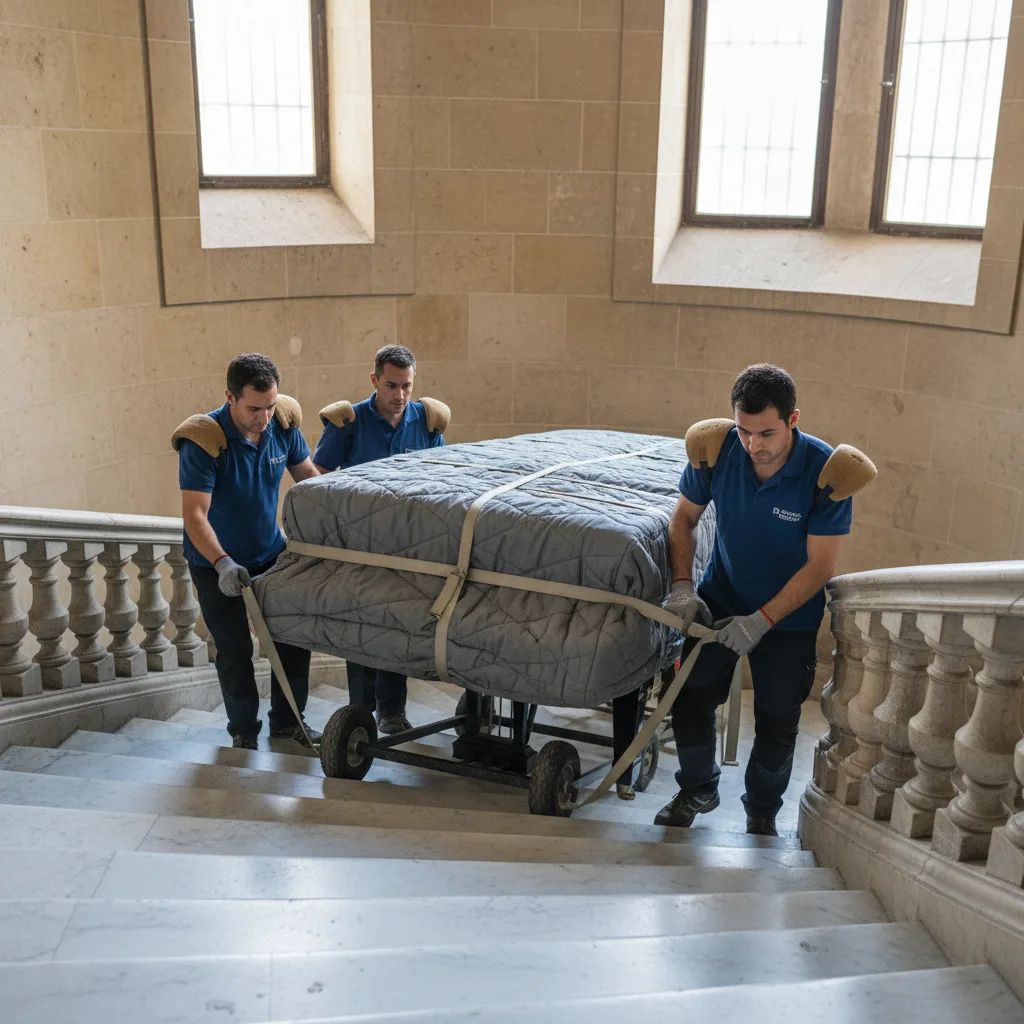 Transporte de pianos y obras de arte